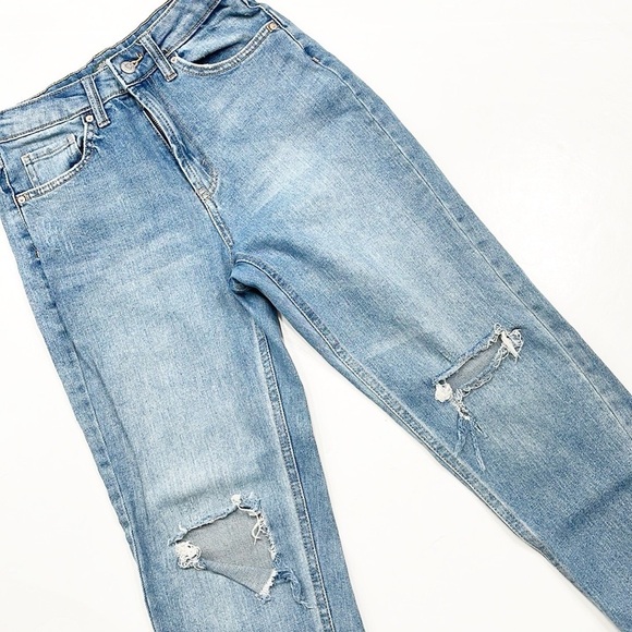 Wild Fable distressed highest rise mom jeans - Picture 1 of 7